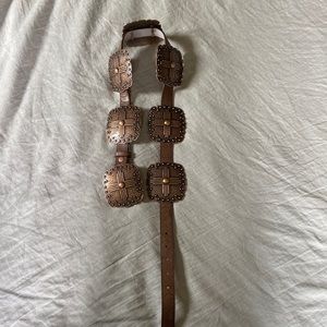 Super cute brown concho belt!